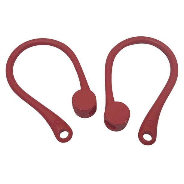 Sidaley Gancho antipérdida para auriculares Auriculares compatibles con  Bluetooth Gancho antipérdida Auriculares inalámbricos Gancho anticaída,  rojo Rojo 2piezas Sidaley