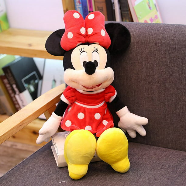 Juguetes de peluche de Mickey Mouse y Minnie de 35/100cm para niños,  juguetes Kawaii, regalos de cumpleaños para niñas zhangyuxiang LED