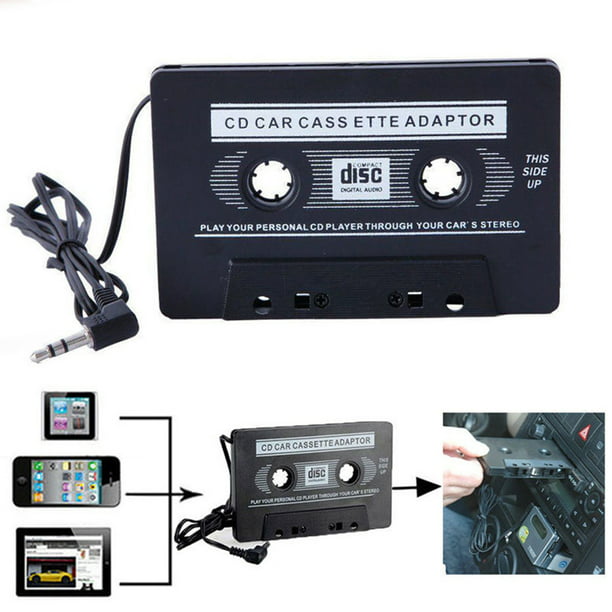 CICMOD Cassette Bluetooth Coche para Radio De Coche, Adaptador De Casete De  Coche para Smartphone BT 4.0