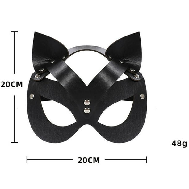 Juego de Disfraz de Gato Negro para Mujer Incluye Máscara de