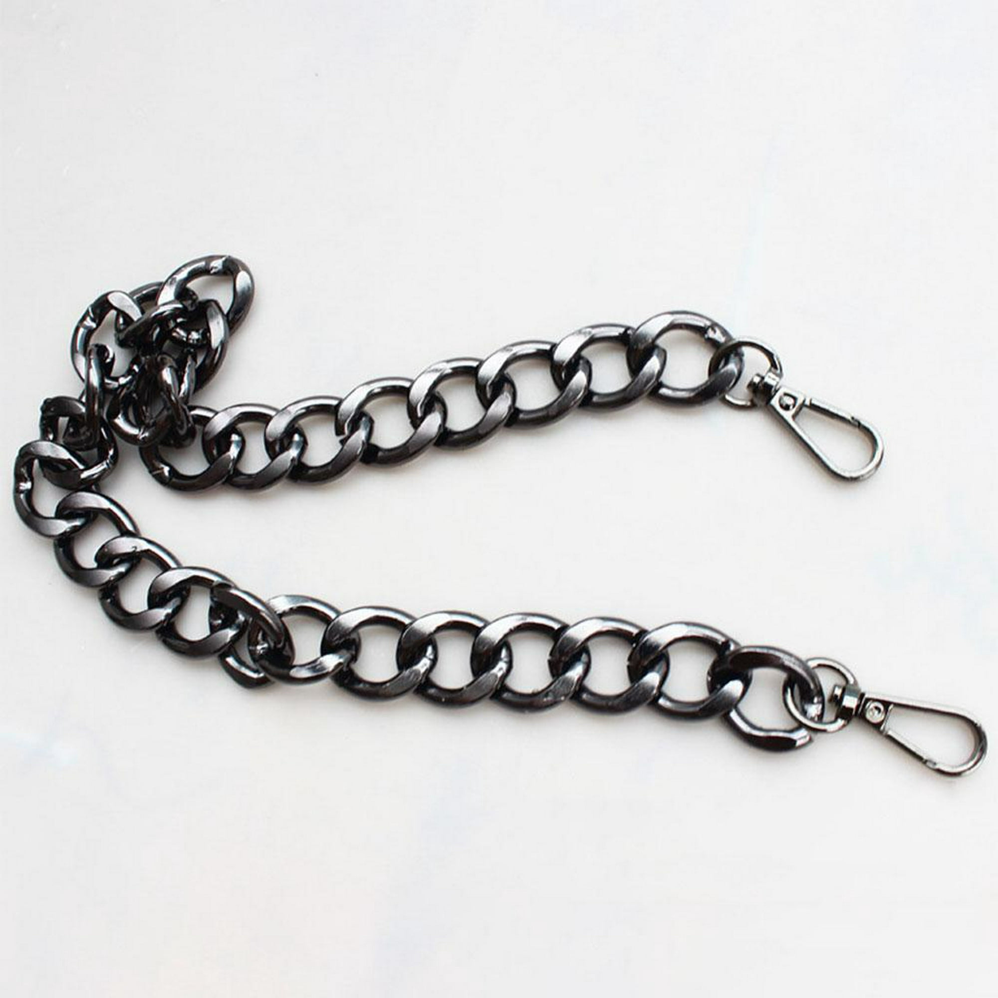 Correa de cadena para bolso de 40-120cm, repuesto de Metal, cadenas planas  gruesas, accesorios para bolsos - AliExpress