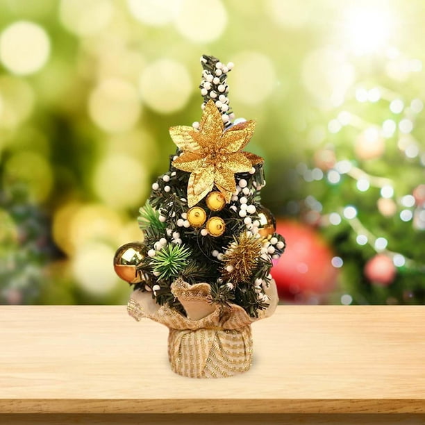 Árbol de Navidad de mesa de 24 pulgadas, mini pino