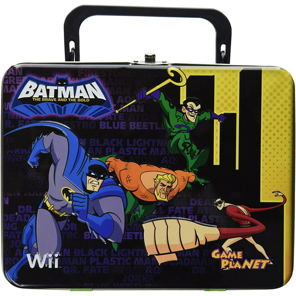 batman the brave and the bold with lunch box  nintendo wii nintendo wiiwiiu