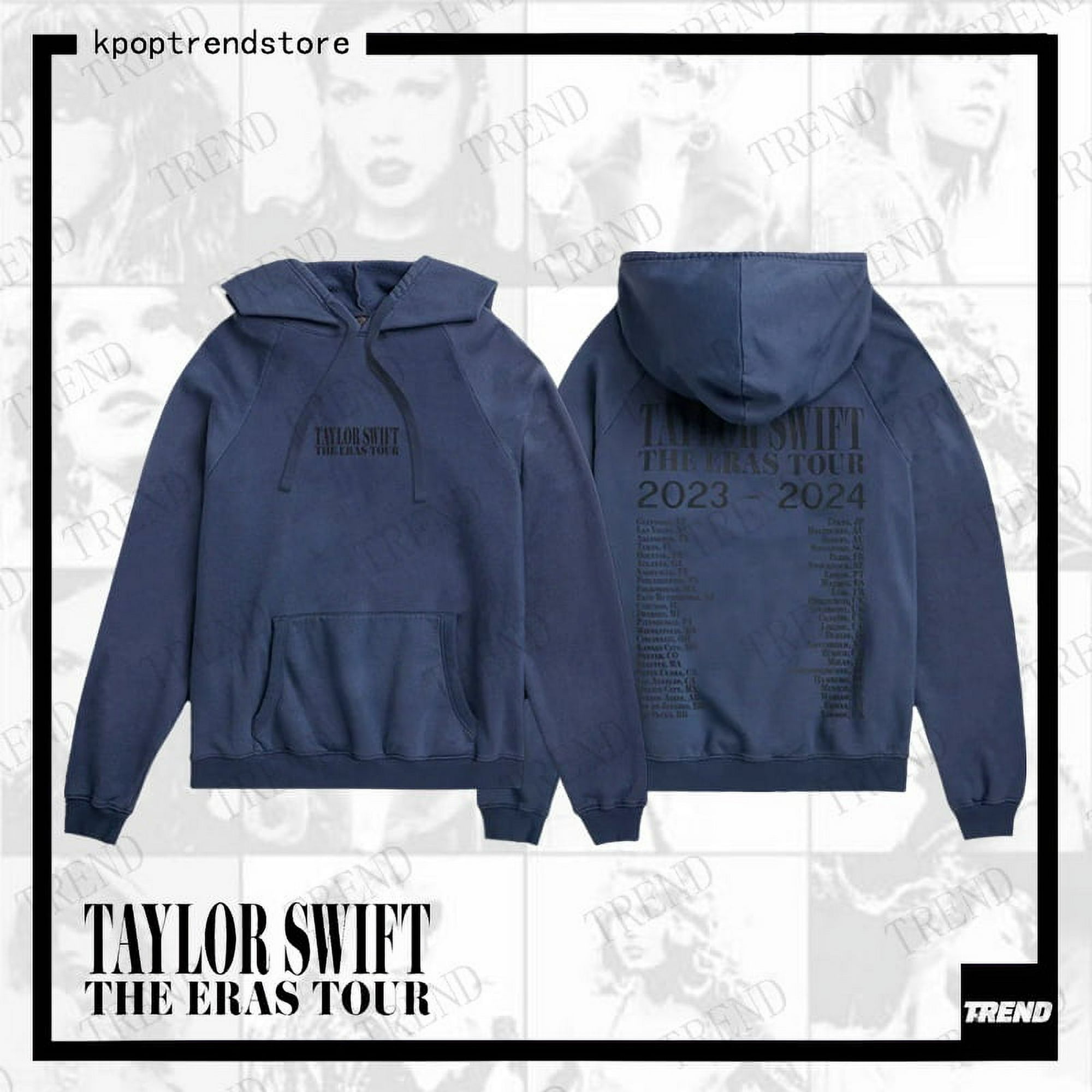 Taylor-Sudadera Vintage con capucha para hombre y mujer, suéter de algodón  100% con estampado de álbum de medianoche, ropa de Tour de las Eras