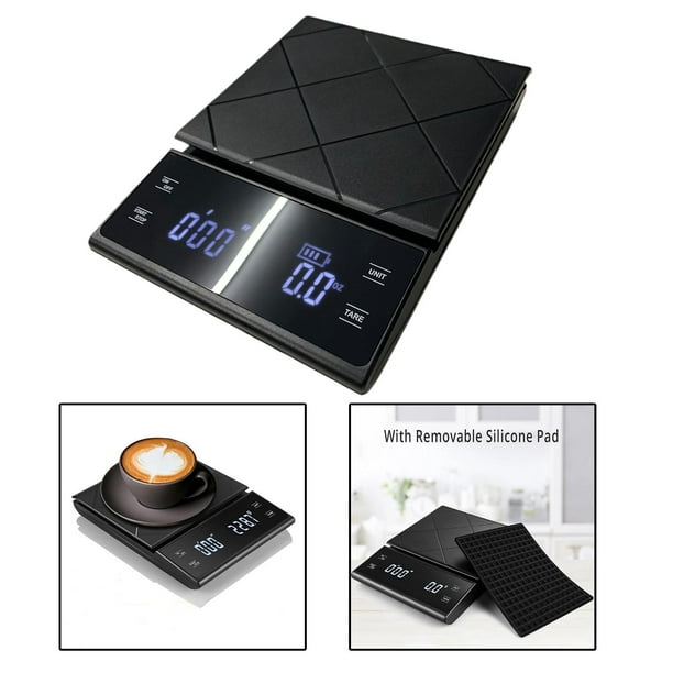 Báscula electrónica USB para cocina, balanza de peso de 3000g, 0,1g, 3kg,  0,1g, precisión