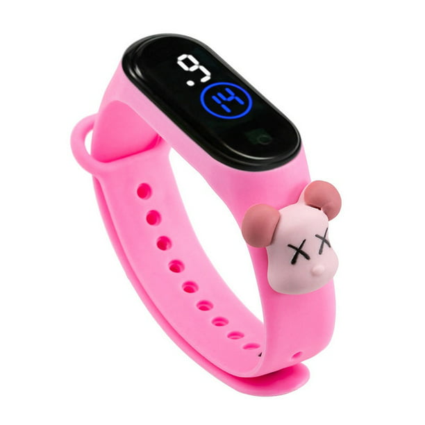 Reloj deportivo para niños y niñas, pulsera electrónica LED de silicona,  Digital, de 8 a 18 años - AliExpress