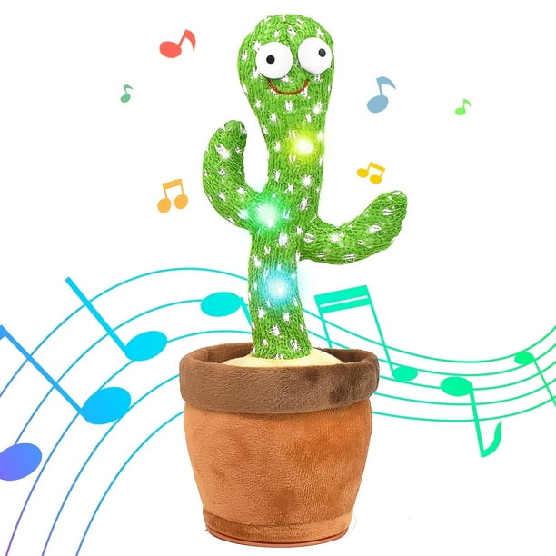 Cactus De Baile Para Bebés, Juguetes De Cactus Que Hablan, Cactus De Canto  Retorcido, Repite Lo Que Dices, Juguete De Bebé, Cactus De Peluche  Eléctrico Que Habla, Juguete De Grabadora De Voz