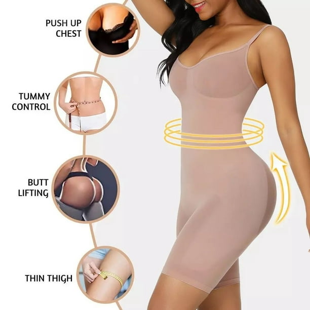 Faja sin costuras para mujer, moldeadora de cuerpo con control de barriga,  cómoda para mujeres debajo del vestido XL ER