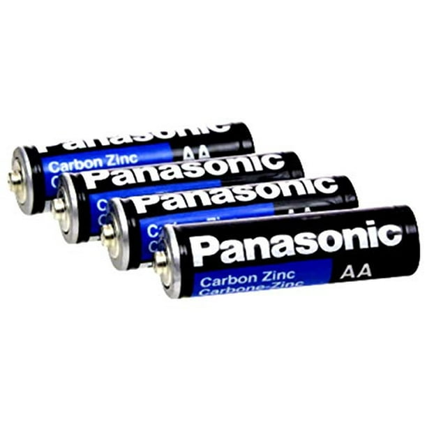 4 pilas Panasonic tamaño D Super Heavy Duty Power Zinc Carbon