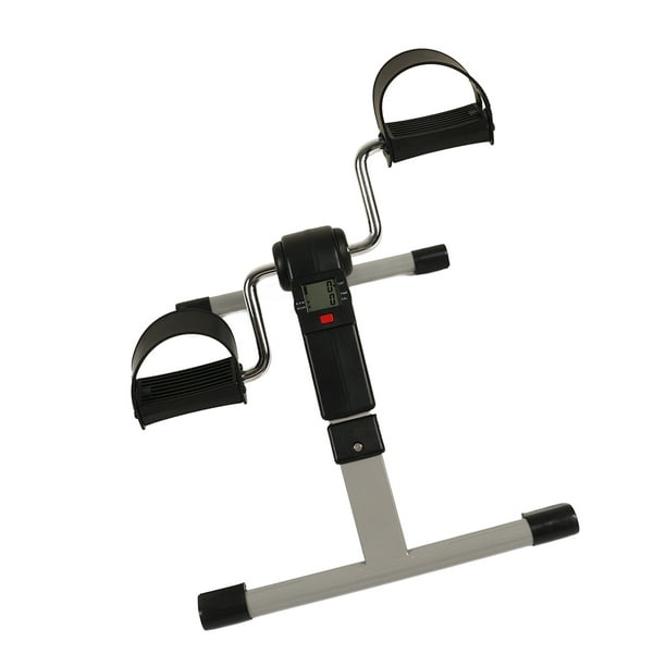 YSSOA Bicicleta estática plegable con pedal, ejercicio de pedal para debajo  del escritorio, mini bicicleta estática para entrenamiento de brazos y