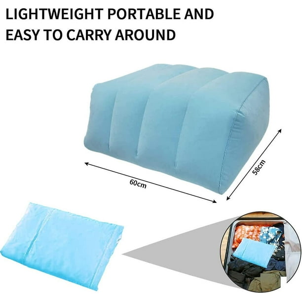 1 pieza felpa inflable Almohada , portátil al aire libre deportivo Almohada  , camping descansar equipo Almohadilla, Moda de Mujer