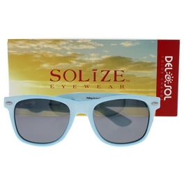 Solize en algún lugar del sol - Charcol-Blue DelSol DelSol Solize Somewhere  in the Sun - Charcol-Blue Sunglasses Unisex 1Pc
