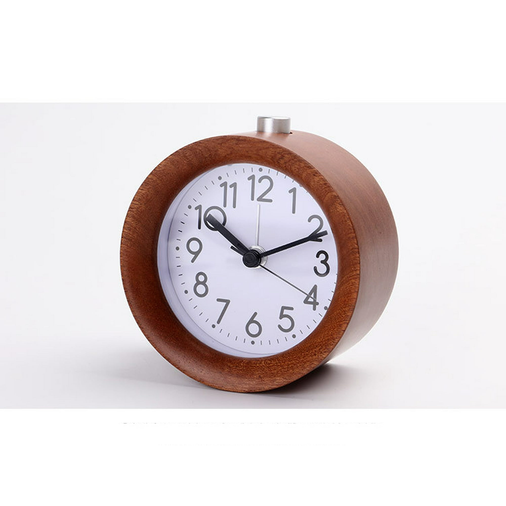 Reloj despertador digital inteligente y lindo reloj despertador de  escritorio, mesita de noche, mesita de noche digital, reloj despertador de  madera