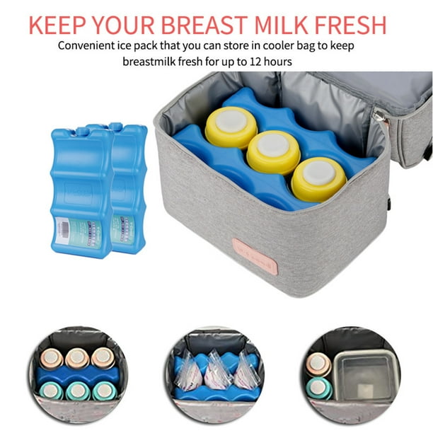  SAFIGLE 3pcs botella de leche calentador bolsa botella de leche bolsa  térmica biberón bebé aislamiento bolsas : Bebés