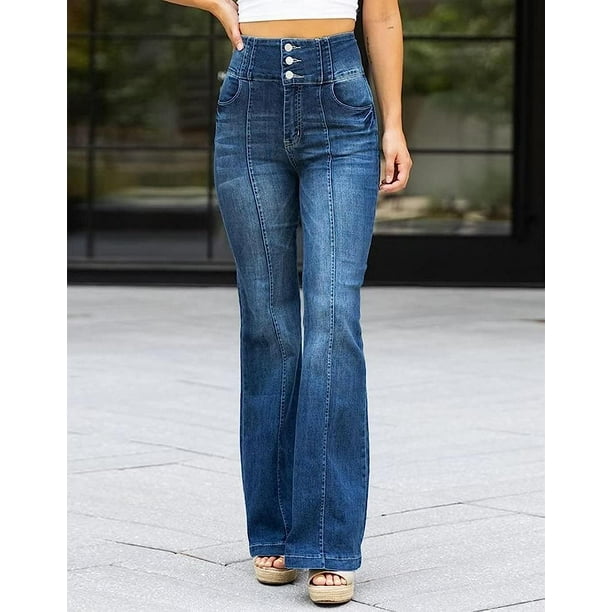 Mujer Jeans holgados estilo años 90 con tiro alto, Mujer