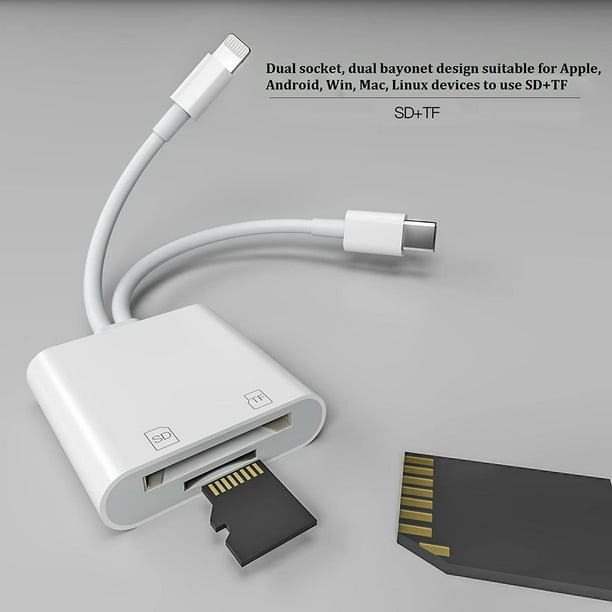 Adaptador de conector Lightning a lector de tarjetas SD — Apple - Apple (ES)