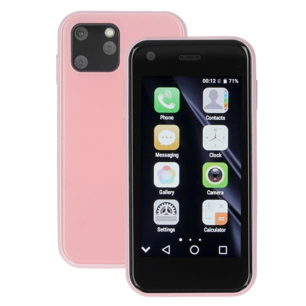 Super Pequeño Mini Smartphone 3G Dual SIM Teléfono Móvil 1GB RAM 8GB ROM  Android 6.0 Desbloqueado Niños Pocket Celular (Verde)