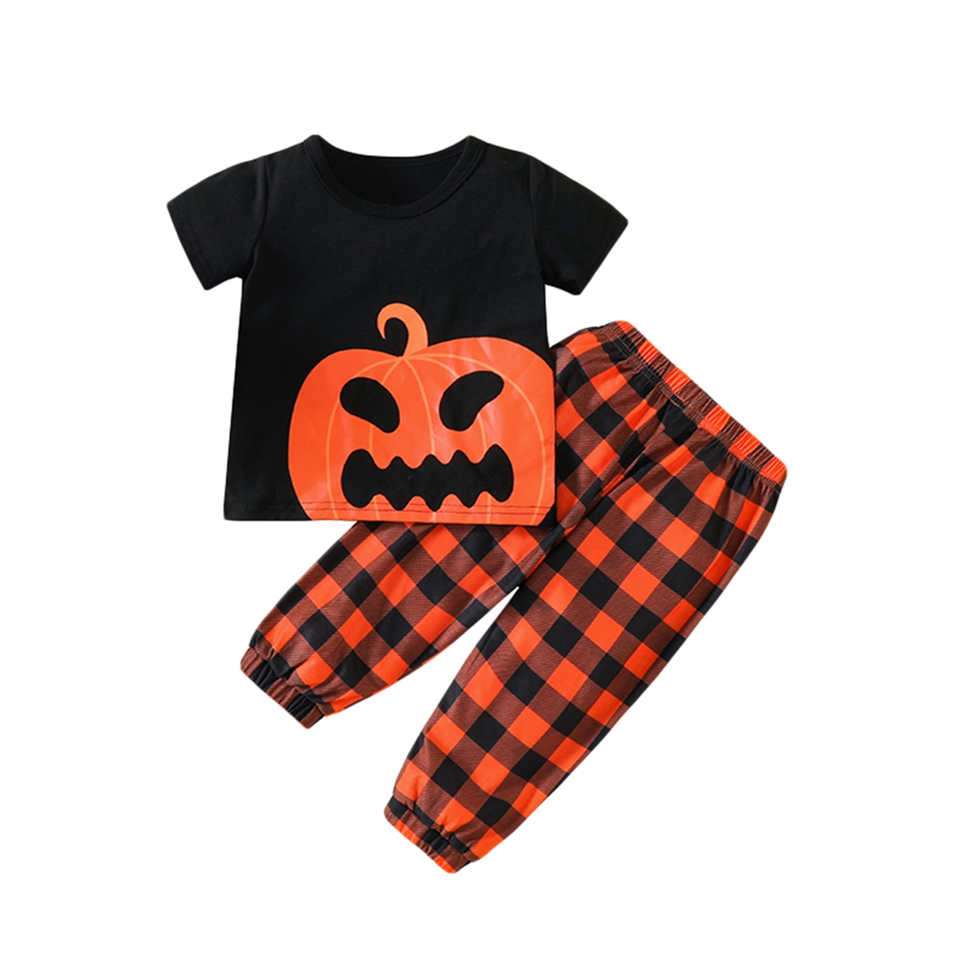 Ropa para bebés y niños pequeños, camiseta de manga larga, pantalones,  trajes XBTCLXEBCO Negro, 4-5 años