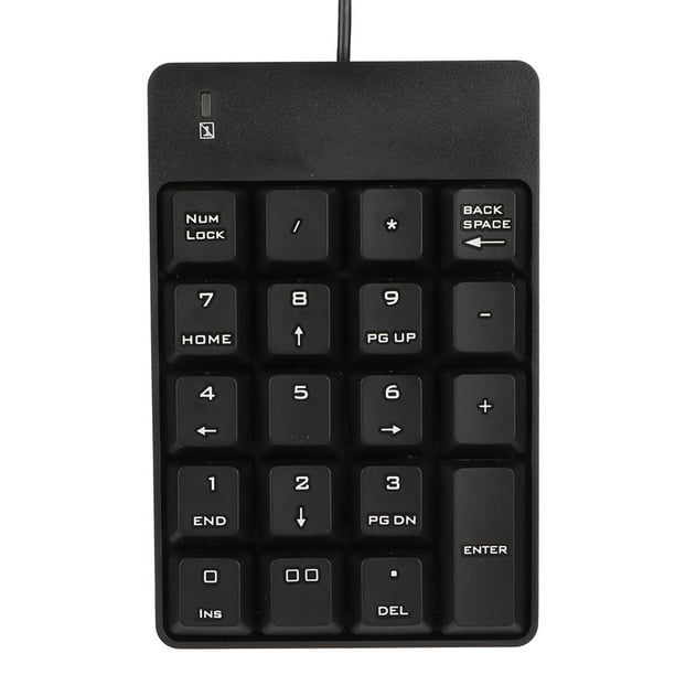  TeRrote Teclado numérico, teclado numérico portátil de