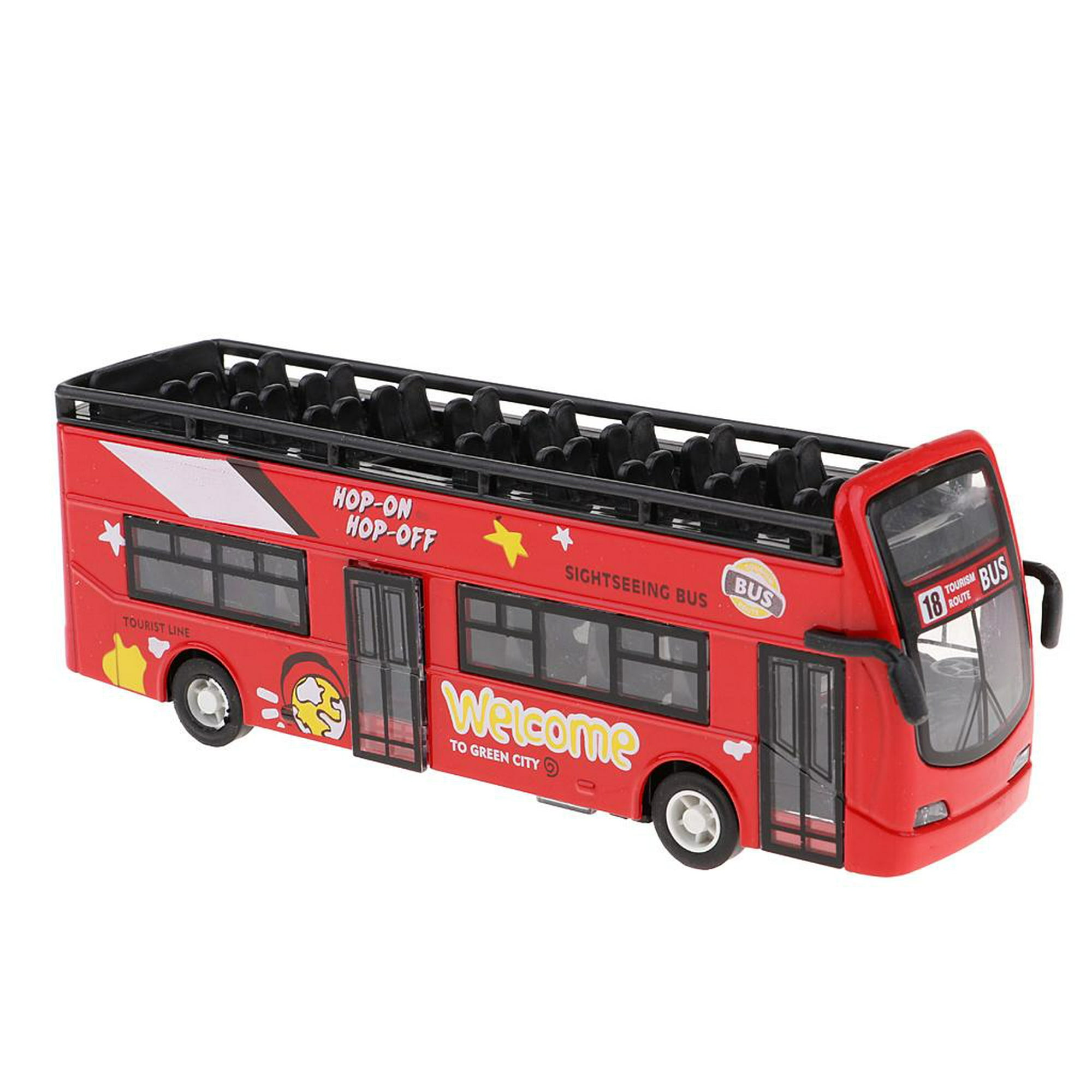 Blíster 24 pzas carritos con diseño de autobuses, varios colores / city bus  hy-162 – Joinet