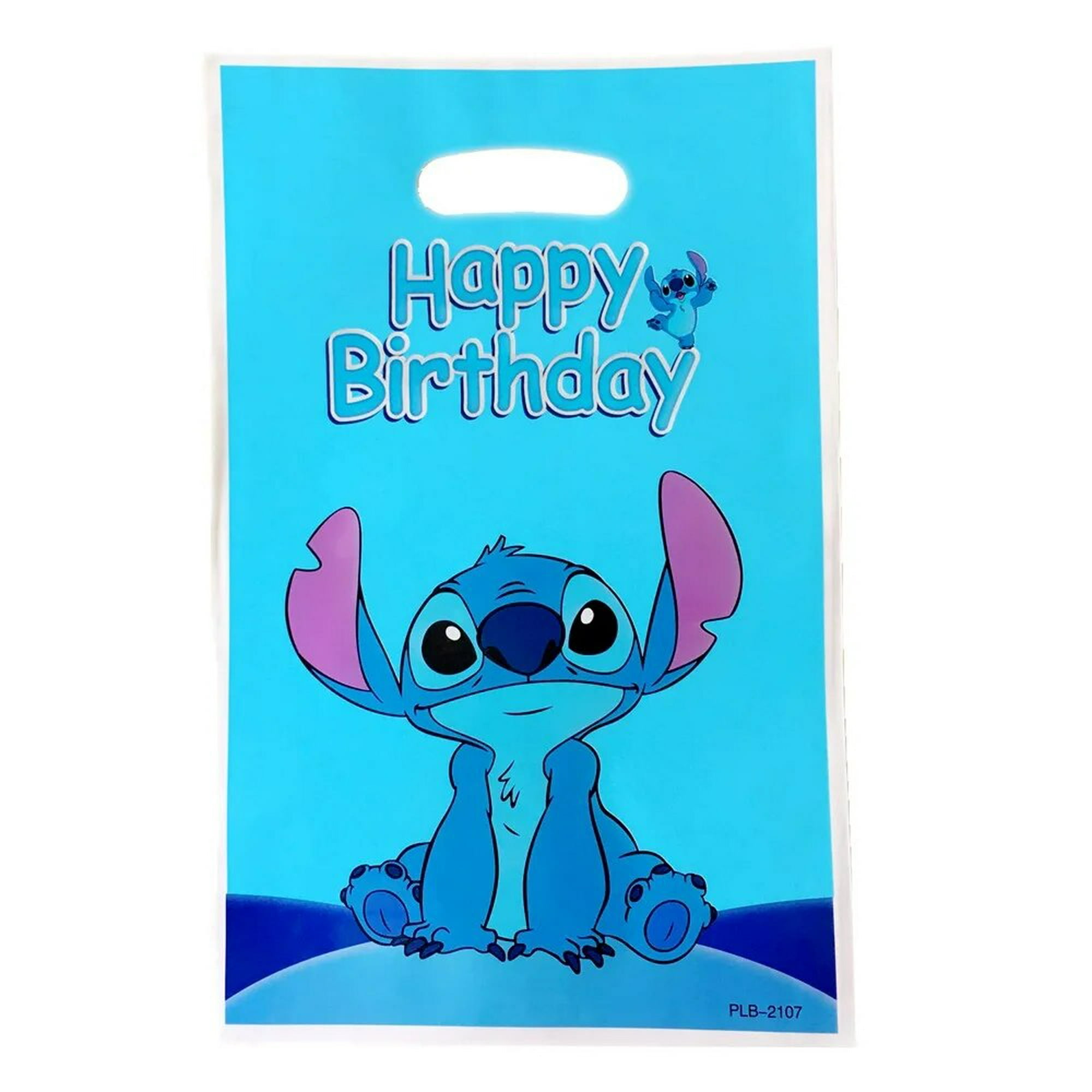Decoración de fiesta de cumpleaños de Disney Stitch, vajilla de papel,  taza, plato, servilleta, mantel, globo para niños, suministros de decoración  para Baby Shower, nuevo