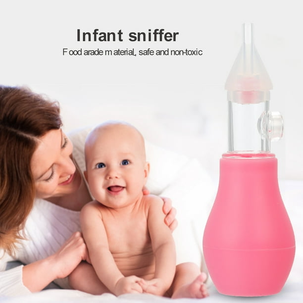Aspirador nasal para bebés Silicona Doble Válvula Anti-reflujo
