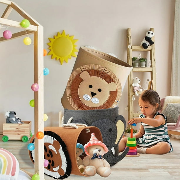 Canasta de regalo para bebé, canasta de almacenamiento de juguetes para  bebé, organizador de juguetes y ropa