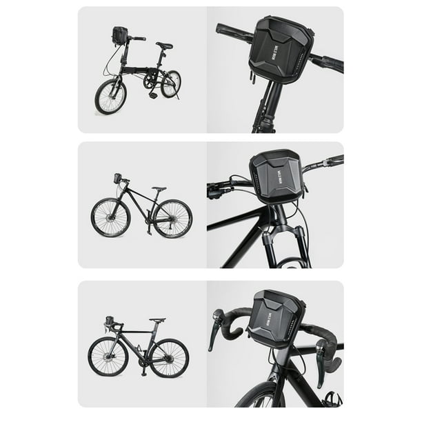 WILD MAN Bolsa para bicicleta, accesorios de bicicleta para ciclismo,  soporte de teléfono para bicicleta, bolsa de montaje para bicicleta, bolsa  de