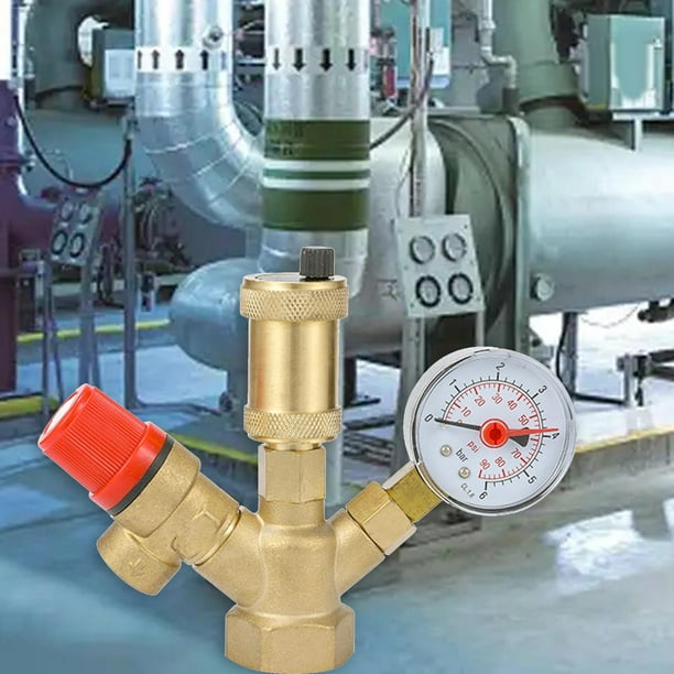 Regulador de Presion Agua DN25 1 pulgada con Indicador Presión