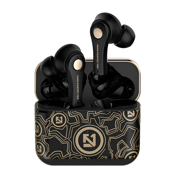 Auriculares inalámbricos Bluetooth 5.0 con ganchos para los oídos Auriculares  deportivos estéreo con cancelación de ruido a prueba de agua para , GRIS  Sunnimix Auriculares Bluetooth