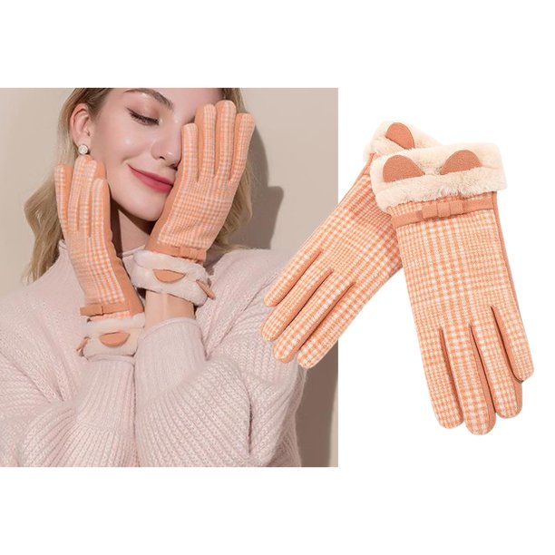 Guantes térmicos de invierno para mujer Guantes cálidos con pantalla táctil  para mujeres y niñas de Yinane Mujeres guantes térmicos