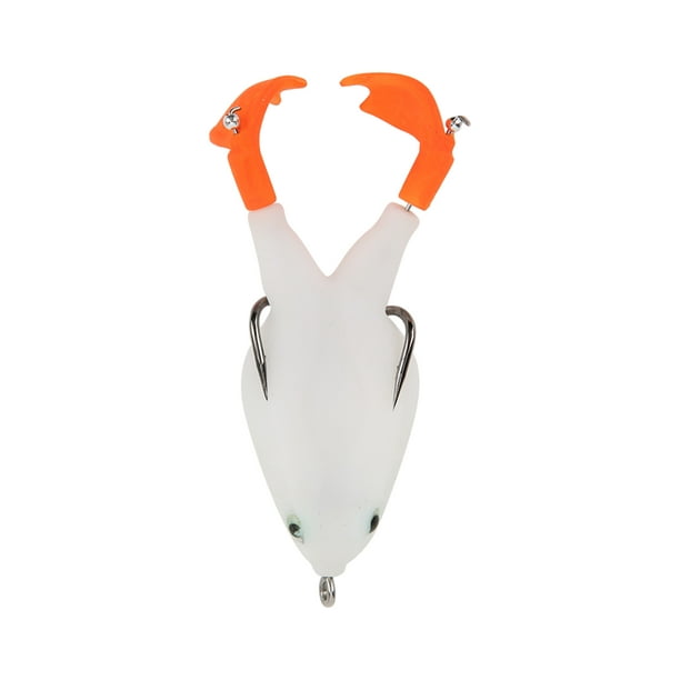 Double Propeller Frog Lures Anti Hanging Plants Strong Practicality Soft  Flexible Thick Durable High Imitation Appearance Fishing Lures for Fishing