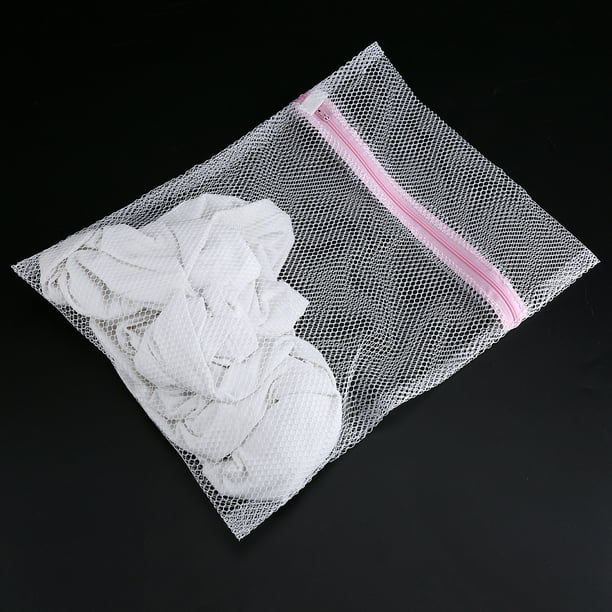  2 bolsas de malla para ropa sucia, flores beige, rosa, bolsa de  lavado con lazo para colgar, bolsa de malla para brasier, ropa interior,  calcetines : Hogar y Cocina