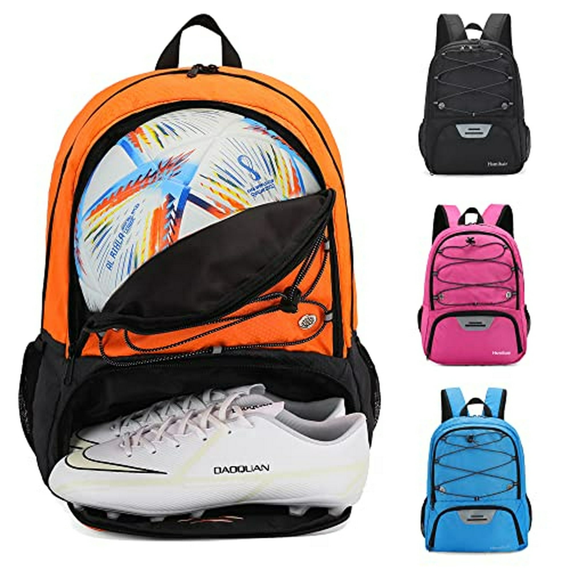 Bolsas de fútbol Franklin Sports, mochilas de fútbol de lujo con soporte  para balones, bolsas de equipo para niños y niñas para balones, tacos y  más, mochilas de fútbol para jóvenes y