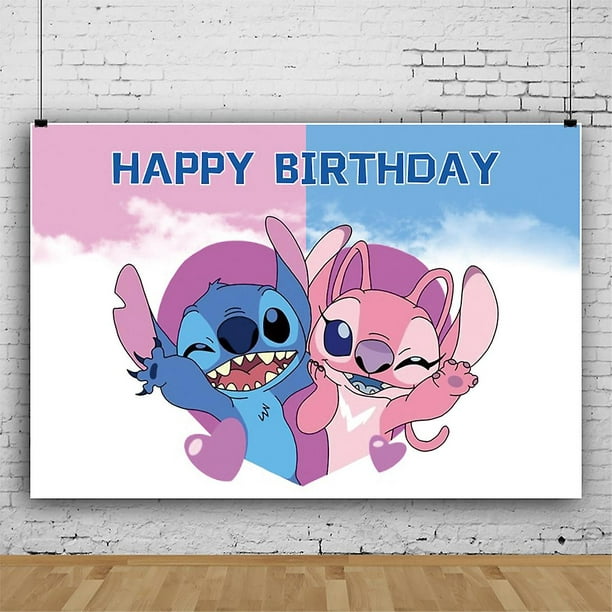 Suministros de fiesta de cumpleaños de Lilo Stitch, plato de papel