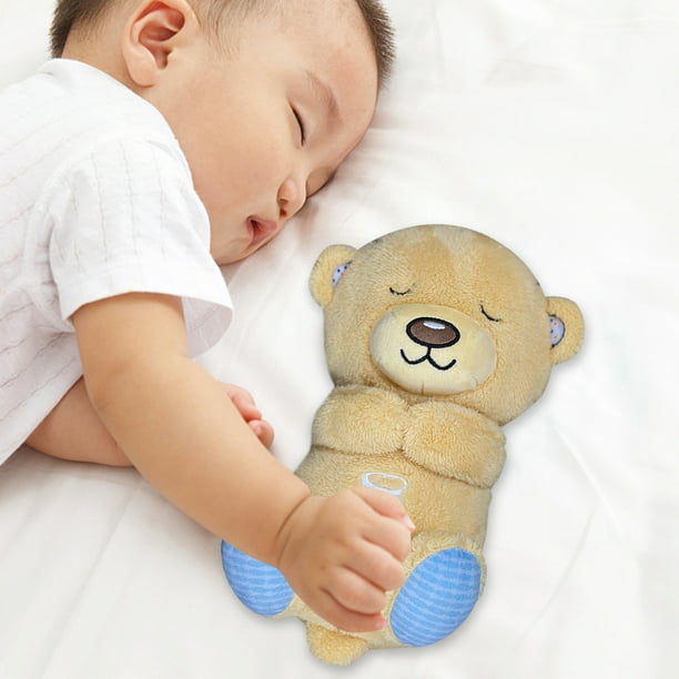 Juguete relajante de nutria para dormir, juguete musical de peluche para  bebé con detalles sensoriales