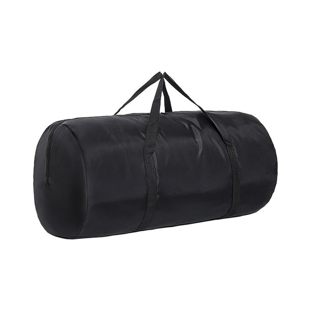  Bolsa de deporte grande de viaje de nailon con cremallera bolsa  de viaje impermeable para mujer (color negro, tamaño: talla única) : Ropa,  Zapatos y Joyería