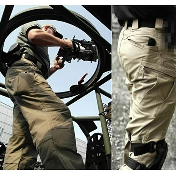 Pantalones militares tácticos para hombre, ropa de chándal Cargo