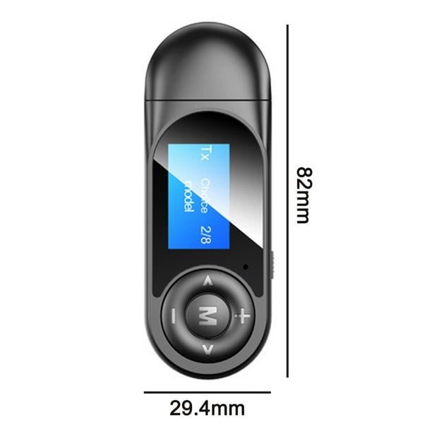 Adaptador Bluetooth 5.0 Transmisor Bluetooth Receptor Adaptador de audio de  baja latencia de alta definición, para TV PC Auriculares Altavoces HiFi  Adepaton 221209