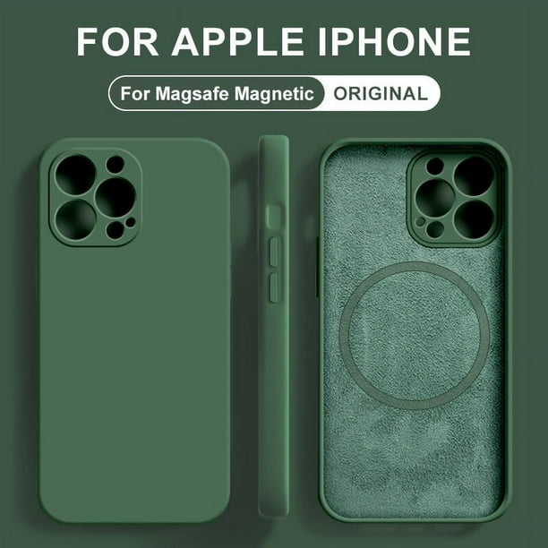 para Magsafe carga inalámbrica magnética funda movil para apple