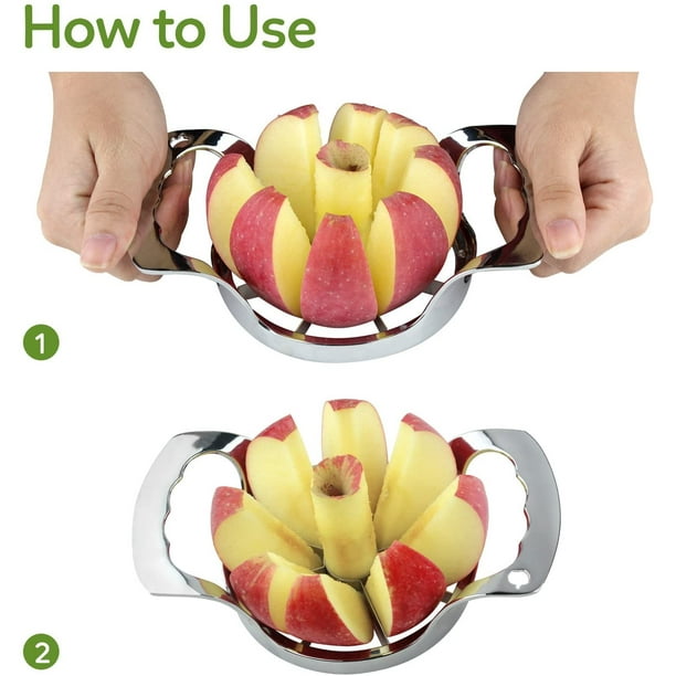 1 pieza cortador de manzanas de colores aleatorios, cortador creativo de  manzanas de acero inoxidable para cocina