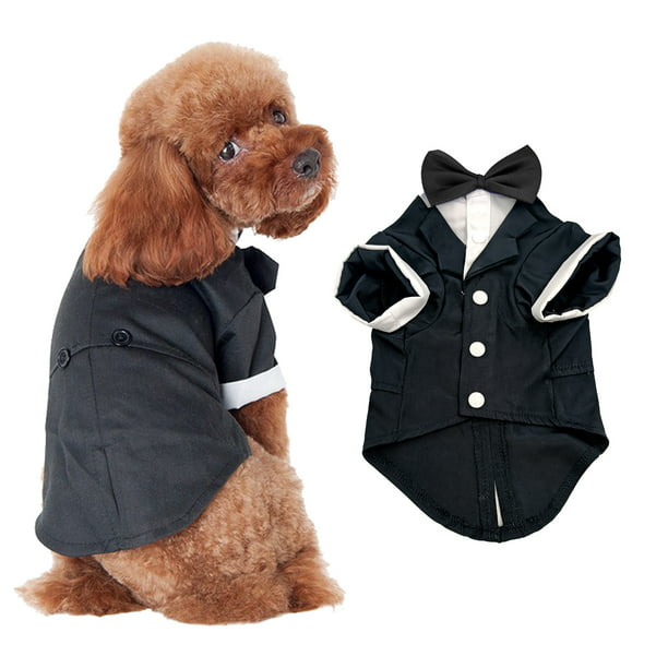Camisa para Perros, Ropa para Perros pequeños para Mascotas de Cachorros, Elegante Pajarita LingWen | Walmart en línea