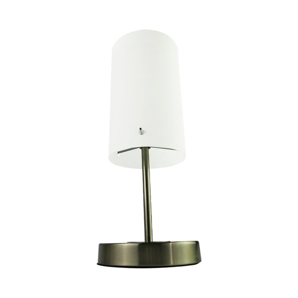 Lámpara de mesa Keops luz led monocolor blanca, batería recargable