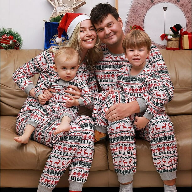 Conjunto de pijamas a juego de Navidad para la familia, ropa de dormir de  aspecto familiar para adultos, niños, madre e hija, padre e hijo, 2023