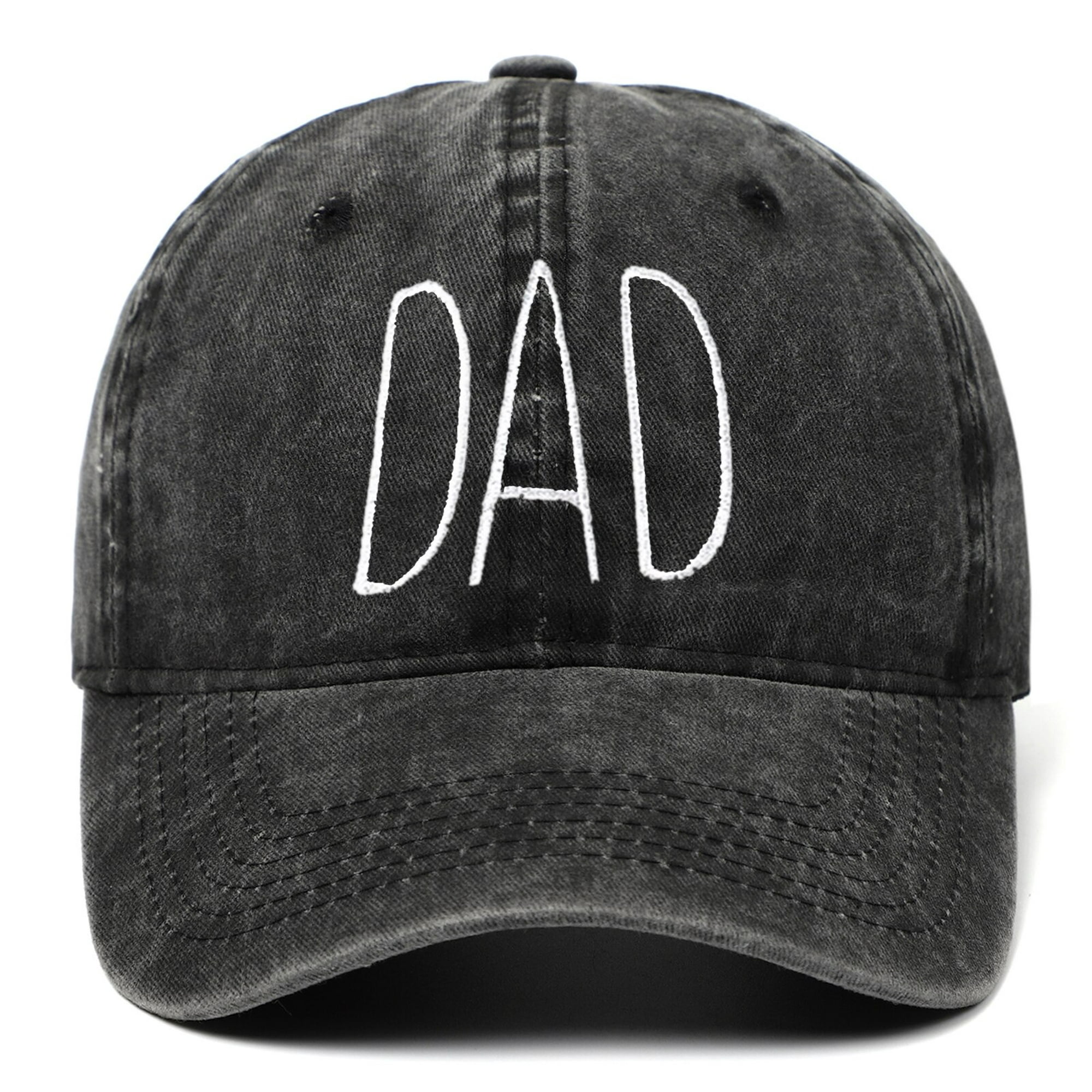 Gorras de béisbol para hombre con bordado letra C de algodón lavado para  papá