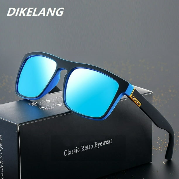 Gafas de sol polarizadas para hombre y mujer, lentes de sol polarizadas  cuadradas de estilo Retro para conducir y pescar, de marca de lujo, UV400  Fivean unisex