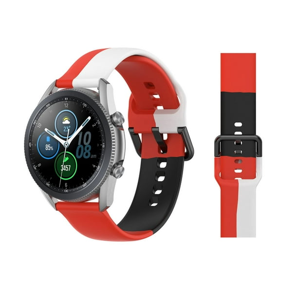 correa repuesto silicona para smartwatch 20 mm compatible con xiaomi amazfit  ticwatch huawei samsung y otros