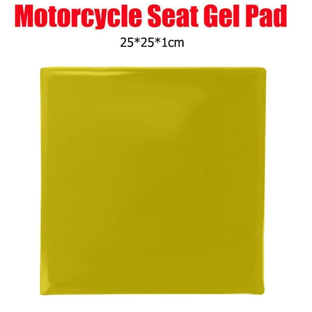 Cojín De Moto Cojín Moto Almohadilla de gel para asiento de motocicleta,  cojín cómodo, alfombrilla de absorción de impactos (35x35x1cm)