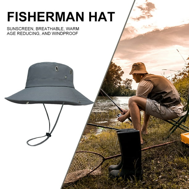 Sombrero Pescador Sombrero Para El Sol Bucket Hat Gorros GENERICO