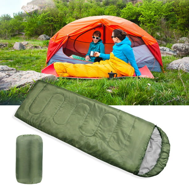 Saco de dormir para acampar Saco de dormir ultraligero cálido para  mochileros Sacos de dormir con capucha Hugtrwg Para estrenar